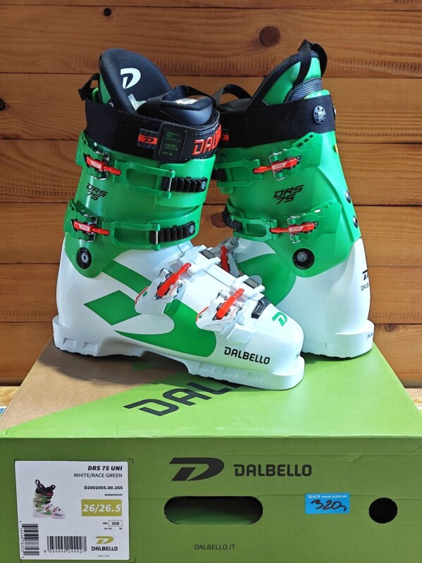 LYŽIARKY DALBELLO DRS 75 WHITE-RACE GREEN 26MP ---MODEL 2023---